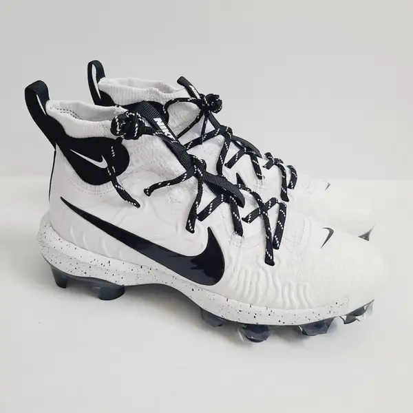 Nike Alpha Huarache NXT MCS White Black Men Baseball Cleats DJ6519-107 Sz 12] Nike Alpha Huarache NXT MCS Baseball Cleats White  main image 2