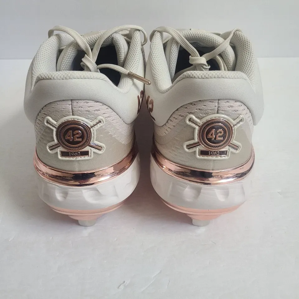 Nike Alpha Huarache Elite 4 Low Jackie Robinson Baseball Cleats FJ2835-190 Sz 14 Nike Alpha Huarache Elite 4 Low Jackie Robinson Baseball  main image 4