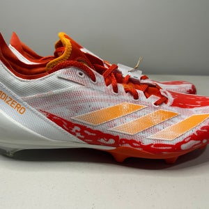Size 13 Men’s Adidas Adizero Electric Speed Juice Football Cleats Orange