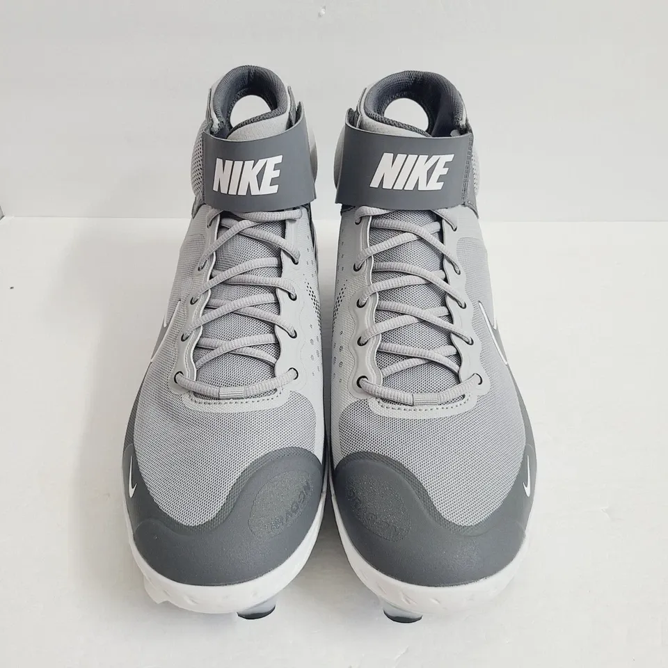 NEW Nike Alpha Huarache 3 Baseball Cleats CZ4455-005 Size 15 Gray Nike Alpha Huarache 3 Baseball Cleats CZ4455-005 Size 15  main image 2