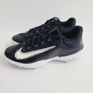 Nike Alpha Huarache Elite Low Baseball Cleats DJ6521-001 Size 11 Black