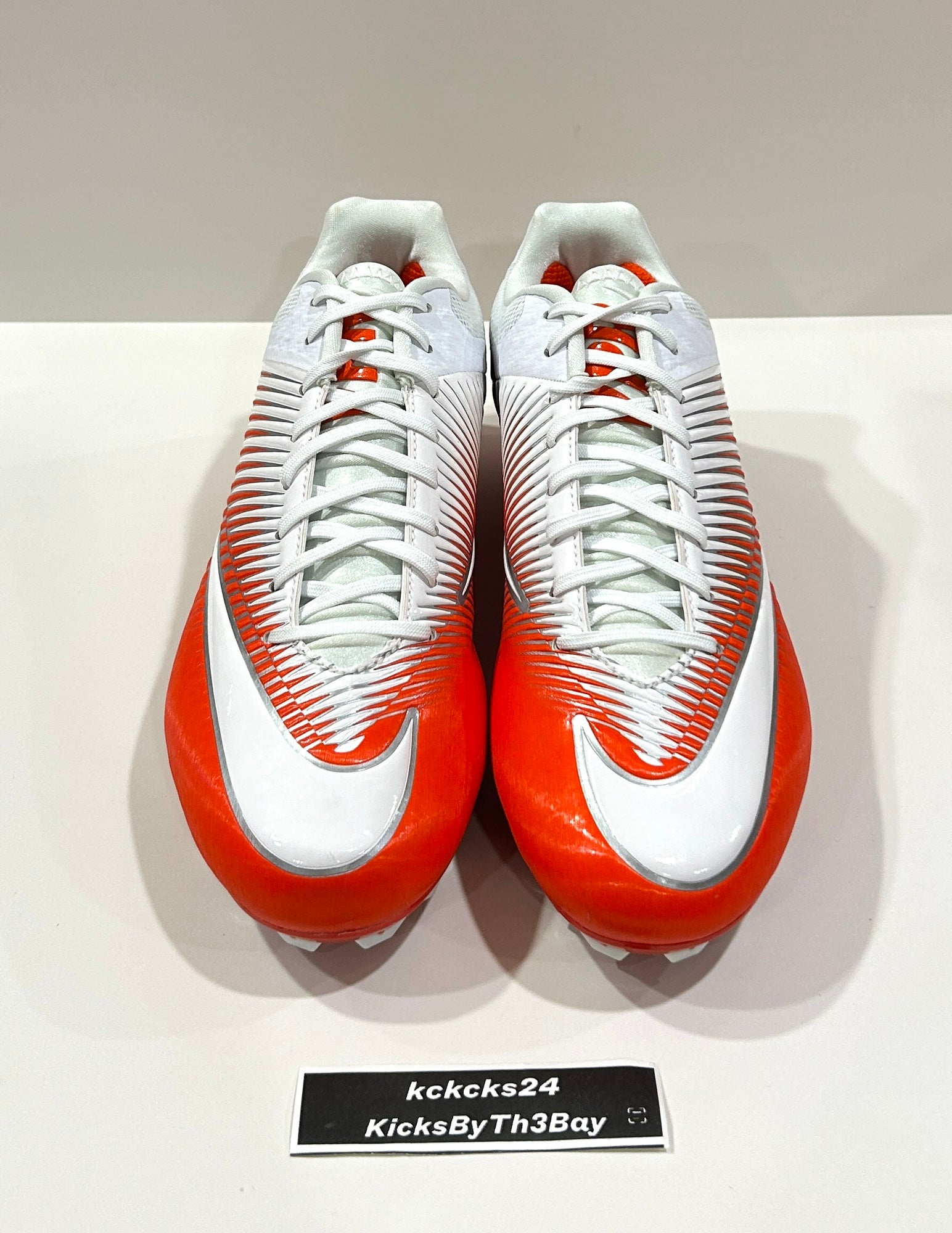 New Men’s Nike Vapor Speed 2 TD CF ‘Orange’ Size 12 847097-828 Nike Vapor Speed 2 TD CF Football Cleats White Orange Size  main image 4