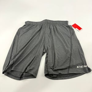 New Grey CCM Mens Performance Loose Fit Short | Senior XL | #191520519810