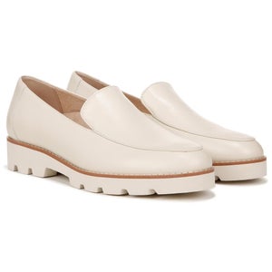 Vionic Kensley Flats Women's US 10 Off White Leather Slip On Loafer Shoes PQ201