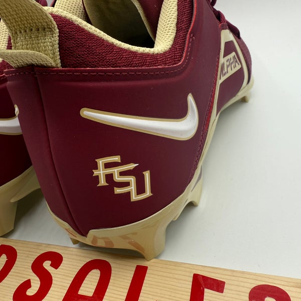 Nike Alpha Menace Pro 3 Florida State Football Cleats FSU FJ6126-600 Men 14 Wide Nike Alpha Menace Pro 3 Florida State Football Cleats FSU  main image 3