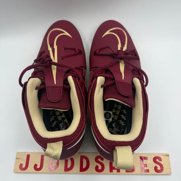 Nike Alpha Menace Pro 3 Florida State Football Cleats FSU FJ6126-600 Men 14 Wide Nike Alpha Menace Pro 3 Florida State Football Cleats FSU  main image 2