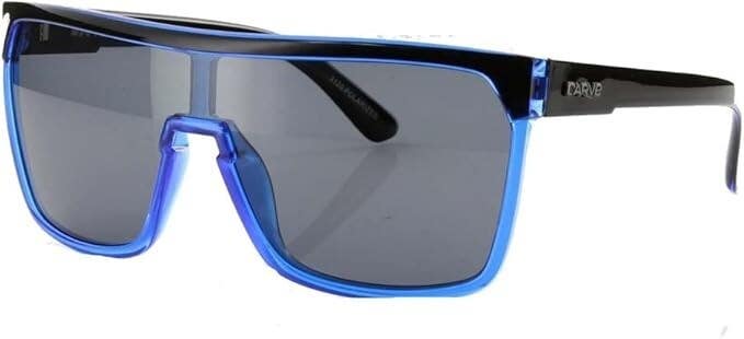 CARVE La Ropa Sunglasses Black Clear Blue Polarize Brand MSRP