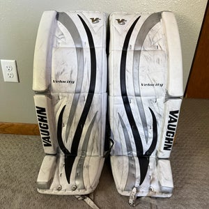 35"  2013 Vaughn Velocity V5 7490 Goalie Leg Pads  (Used)