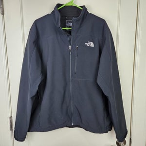 The North Face TNF Apex Bionic Softshell Jacket Mens XL Full Zip Black Hiking