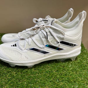 *SOLD* Adidas Adizero Afterburner 9 NWV TPU White Baseball Cleats ID1668 Men’s 10 NEW