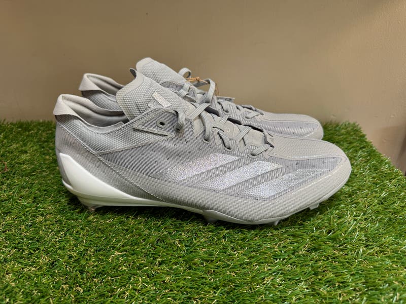 Adidas Adizero Electric Football Cleats Grey Silver Metallic  display picture 1