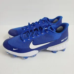 Nike Alpha Huarache Elite 3 Low MCS Baseball Cleats CK0976-400 Size 11.5 Blue