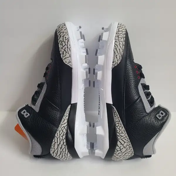 Jordan 3 Retro MCS ブラック×グレー 27cm スパイク 最新ジョーダン☆野球スパイク☆Jordan 3 Retro MCS☆お早めに