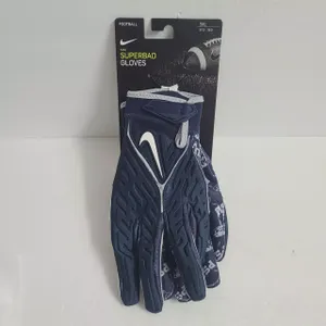 Nike Superbad 6.0 Football Gloves NCAA Penn State FN5478-414 Size 3XL Navy Blue