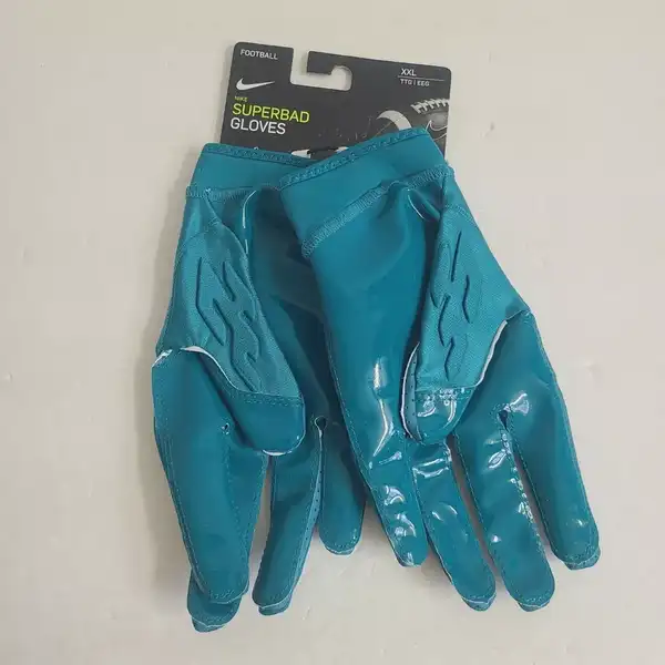 Nike Superbad Football Gloves DX4520-409 Size XXL Teal