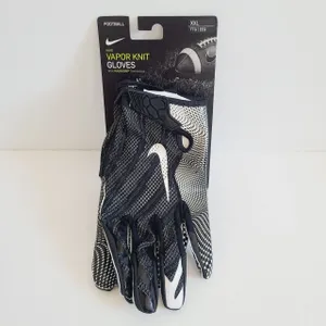 Nike Vapor Knit Receiver Football Gloves Magnigrip CJ9343-091 Size XXL Black