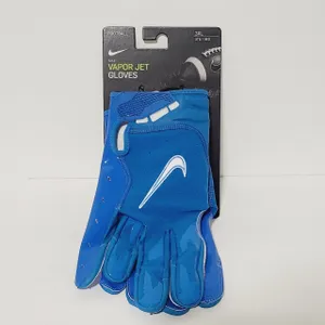 Nike Vapor Jet Football Gloves CZ4127-490 Size 3XL Blue