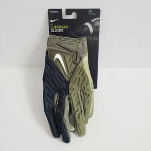 Nike Superbad 6.0 Football Gloves Salute To Service DZ5580-201 Size XXL Green