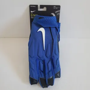 Nike D-Tack 6.0 Lineman Football Gloves DX4490-416 Size 4XL Blue
