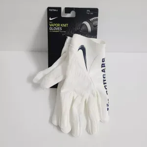 Nike Vapor Knit 4.0 Football Gloves NCAA BYU Cougers DX4914-112 Size XXL White N