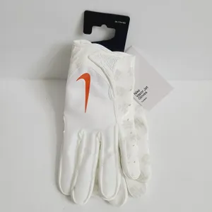 Nike Vapor Jet 7.0 Football Gloves NCAA Clemson Tigers DX4917-137 Size 3XL White