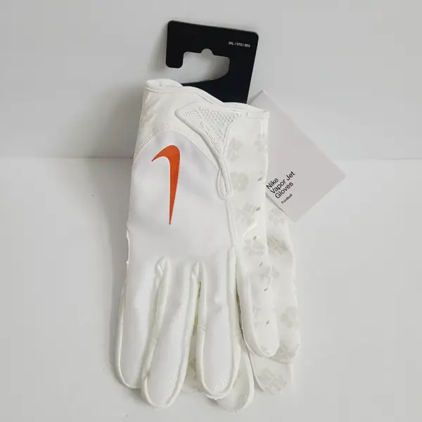 Nike Vapor Jet Football Gloves NCAA Clemson Tigers DX4917-137