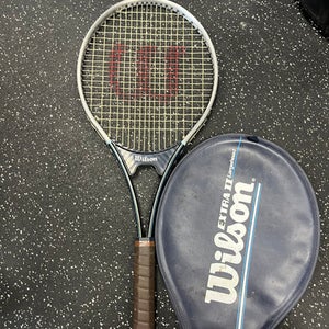 Used Wilson EXTRA LARGEHEAD Adult Tennis Racquet Grey 4 1/2" 11849-S000027011