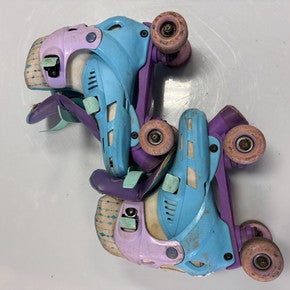 Used ADJ1-4 Junior Roller Quad Skates Royal Blue Adjustable 11860-S000290260