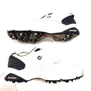 Used Foot Joy Mens Golf Shoes White Senior 8 11860-S000289998