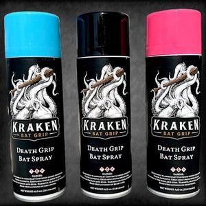 New KRAKEN DEATH GRIP BAT SPRAY 11860-50KBATGRIP