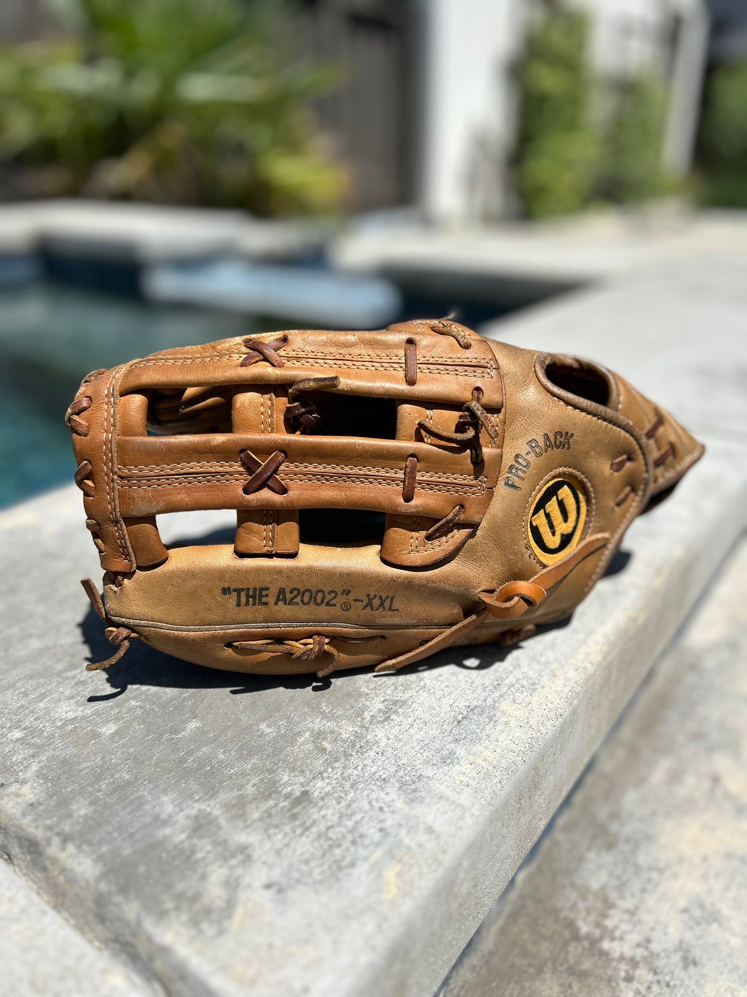 グローブ Wilson A2000 Japan snap action vintage Wilson The A2000 XXL Power Snap Pro-Back Baseball Glove/Mitt