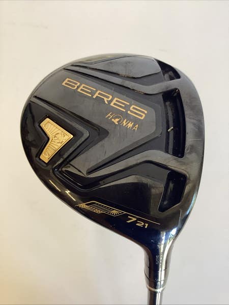 Honma Beres Black Fairway 7 Wood 21* With ARMRQ MX Regular