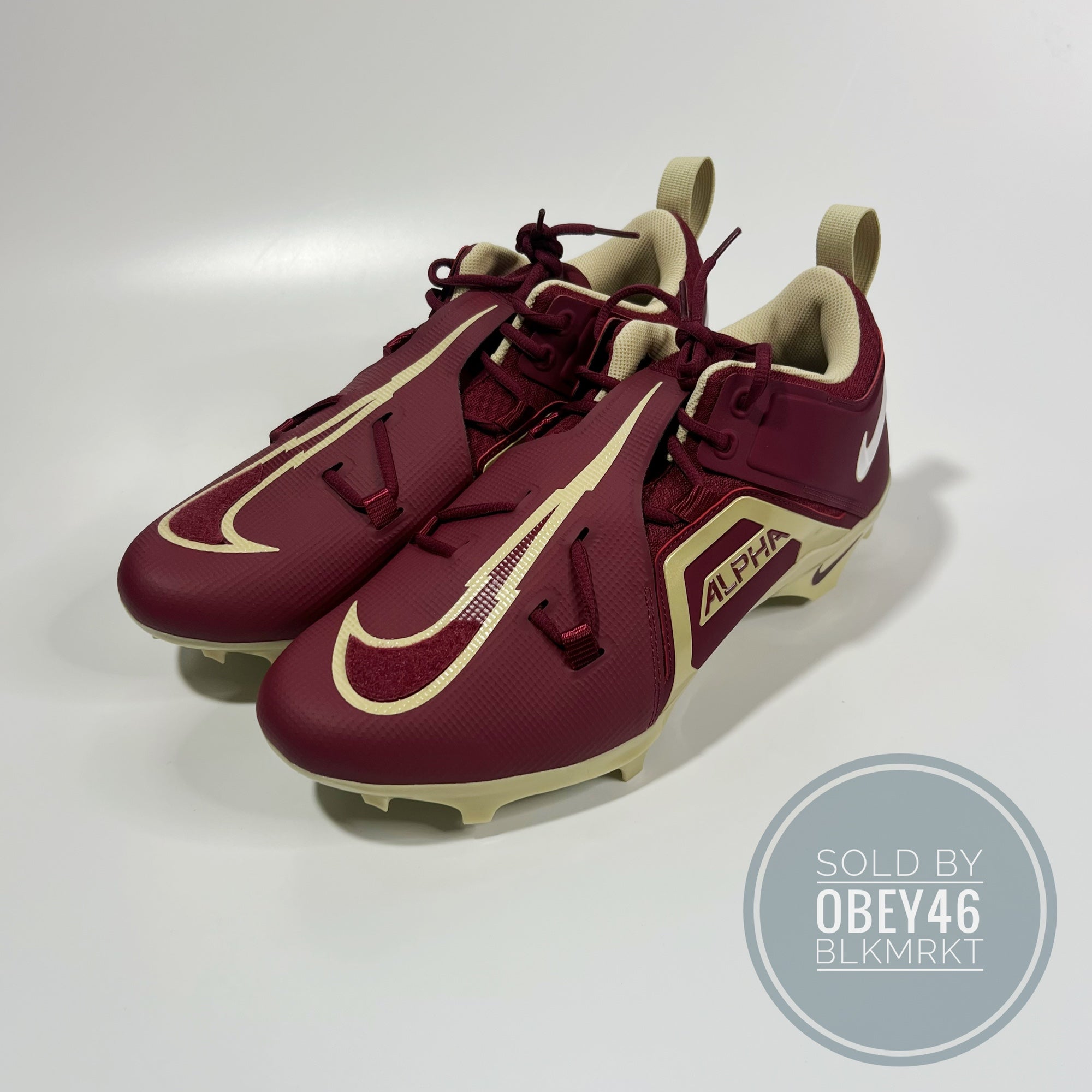Nike Alpha Menace Pro 3 Florida State Football Cleats FSU FJ6126-600 Men 14 Wide Amazon.com | Nike Alpha Menace Pro 3 Men main image 4