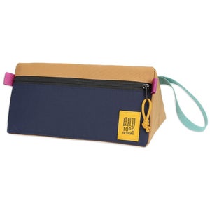 Topo Designs Dopp Kit Unisex 3L Khaki Navy Compact Travel Bag Outdoor QLW166