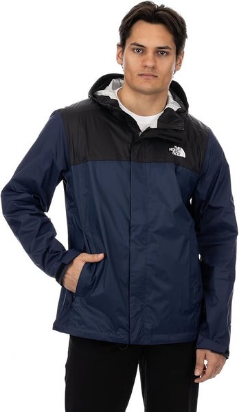 The North Face Venture 2 Rain Jacket Men's Summit Navy Waterproof Full Zip LW638