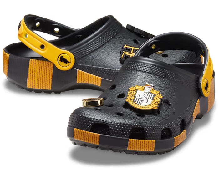 Crocs Harry Potter Hufflepuff Classic 210529-90H Men Black Heel Strap Clog LW667