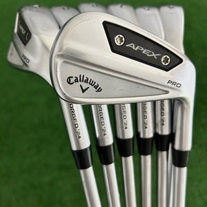Callaway Apex Pro 24 Forged Iron Set 4-P / Project X IO 6.5 Extra Stiff