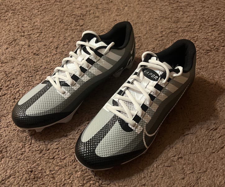 Nike Vapor Edge Speed 360 Football Cleats Mens Sizes DQ5110-001 Grey Black New Nike Vapor Edge Speed 360 (US 7, 7.5, 8, 8.5) – www  main image 3