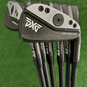 PXG 0311 P GEN6 Black Label Elite Iron Set 4-W / KBS Max 55 Regular Graphite