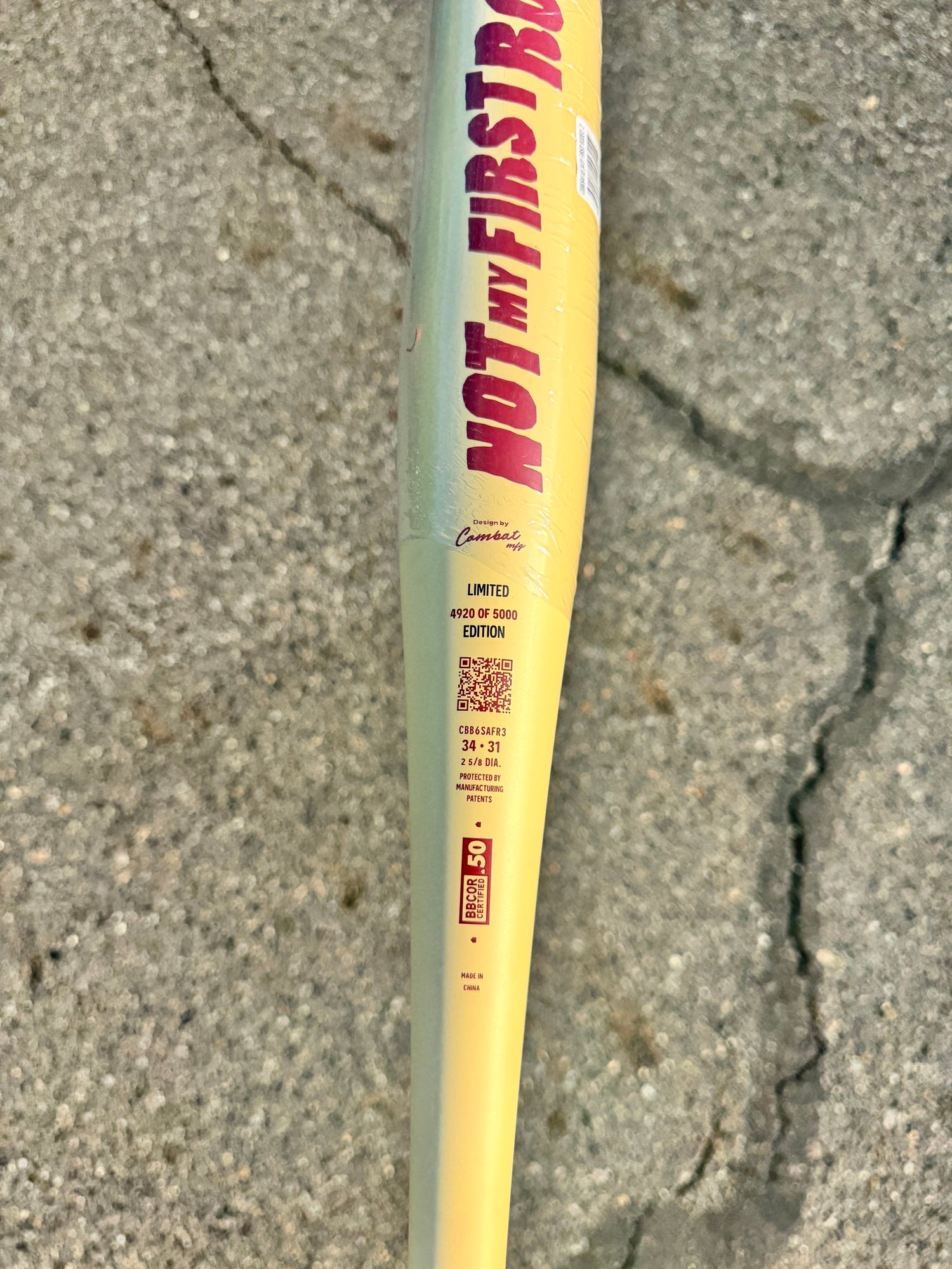 COMBAT MFG Not My First Rodeo SPEC-A1 Rodeo BBCOR Bat 34/31