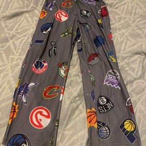 NBA Sleepwear Youth Pajama Pants Boy’s Medium Gray No Pockets