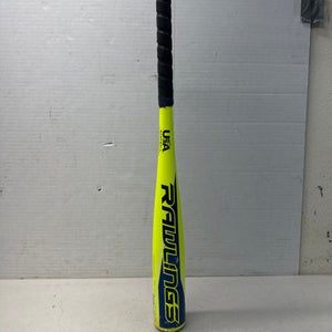 Used Rawlings RX4 BB/SB T-Ball Bat Neon Green 24" 11835-S000193704