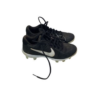 Used Nike BLACK AND WHITE BB/SB Cleats Black And White Junior 04 11347-S000245654