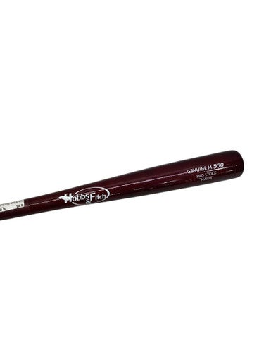 Used HOBBS AND FITCH PRO STOCK MAPLE BB/SB Wood Bat Maroon 34" 11347-S000245564