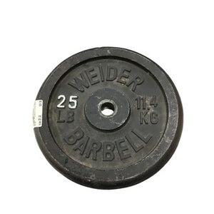 Used Weider Standard Plate (Each) 25 lb 11347-S000245518