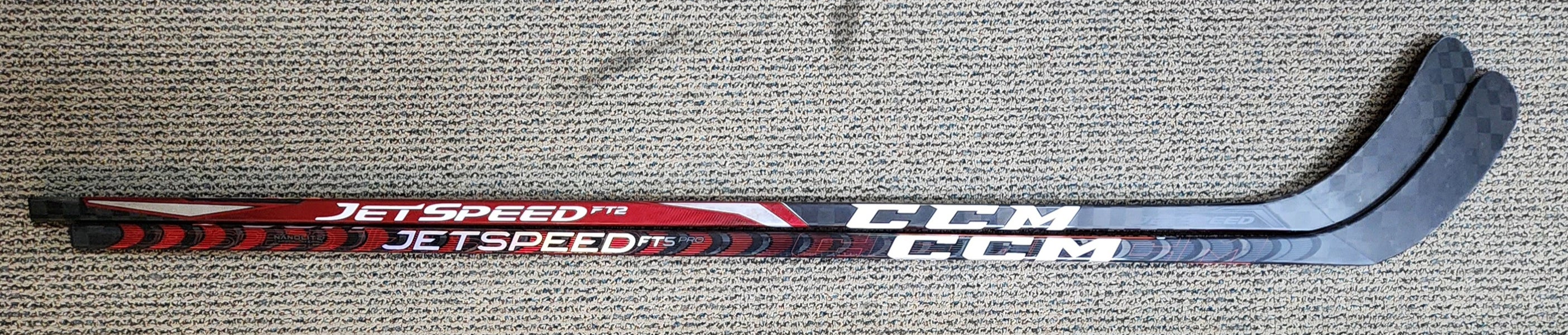 CCM Jetspeed FT5 Pro & FT2 Sticks 65 Flex P88 Right Hand