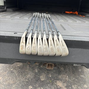 Used Left Handed Spalding Golf Iron Full Set