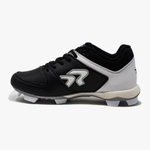 Ringor Flite Molded Softball Cleat - Black - Size 6.5