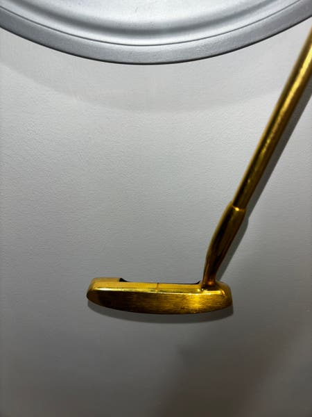 Coca-Cola Celebrity 24K Gold Plated Golf Club Putter Rare Logo