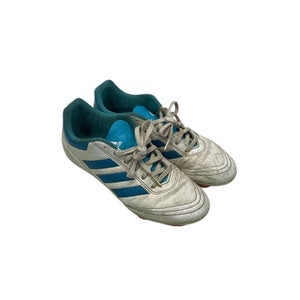 Used Adidas Soccer Cleats Carolina Blue And White Youth 06.5 11347-S000245978
